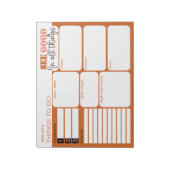 毎日のリストを行うすべての物事の良さを参照プランナー ノートパッド (回転)