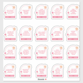 毎日のリマインダーのパックバンドルセッ感動的ト シール