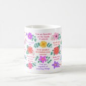 毎日のリマインダ前向きーの確認 コーヒーマグカップ (中央)