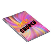 毎日のルーチン:毎日の家事スパイラルノートブック ノートブック (右側)