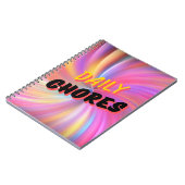 毎日のルーチン:毎日の家事スパイラルノートブック ノートブック (左側)