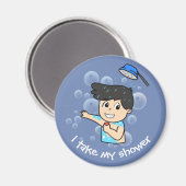 毎日のルーティ子供へン – 少年 マグネット (正面/裏面)