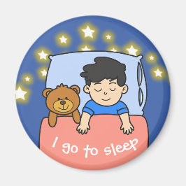 毎日のルーティ子供へン – 少年 マグネット