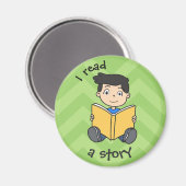 毎日のルーティ子供へン – 少年 マグネット (正面/裏面)