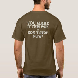 毎日のレジリエンスとモチベーションの引用 Tシャツ