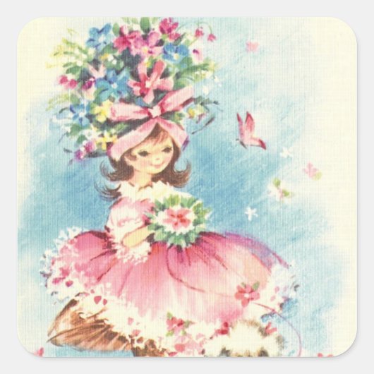 毎日のヴィンテージシール スクエアシール (正面)