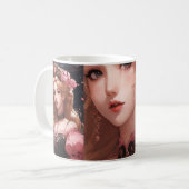 "毎日の一口:瞬間のためのマグカップ" コーヒーマグカップ (正面左)