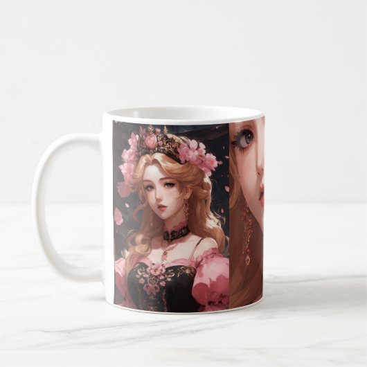 "毎日の一口:瞬間のためのマグカップ" コーヒーマグカップ (左)