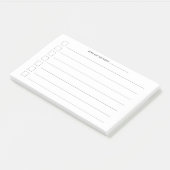 毎日の仕事のリストの点検シート10x6のポスト・イット ポストイット (アングル)