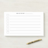 毎日の仕事のリストの点検シート10x6のポスト・イット ポストイット (デスク)