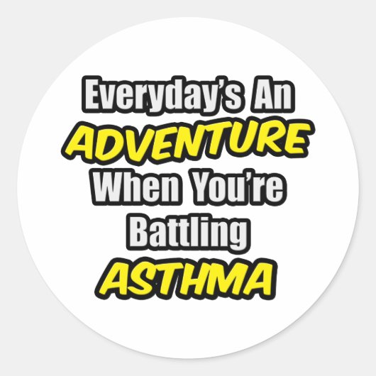 毎日の冒険…ぜんそく ラウンドシール (正面)