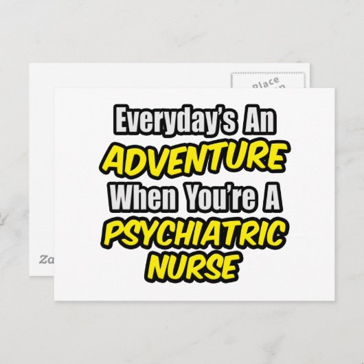 毎日の冒険…サイケナース ポストカード (正面/裏面)