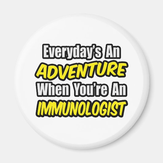 毎日の冒険…免疫学者 マグネット (正面)
