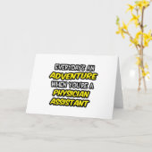 毎日の冒険…医師助手 カード (黄色い花)