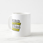 毎日の冒険…外科医 コーヒーマグカップ (正面左)