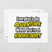 毎日の冒険…放射線科医 ポストカード (正面/裏面)