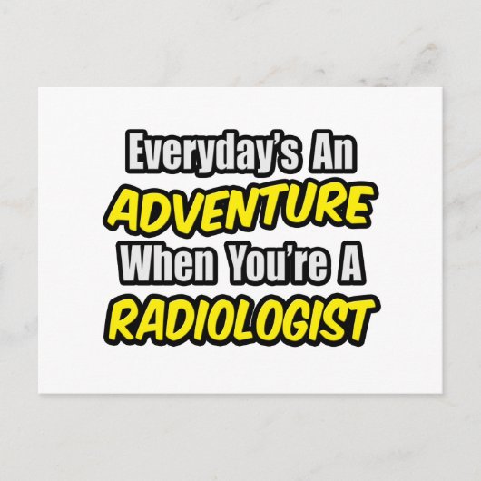 毎日の冒険…放射線科医 ポストカード (正面)