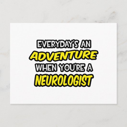 毎日の冒険…神経学者 ポストカード (正面)