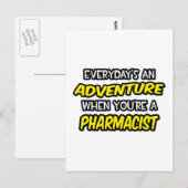 毎日の冒険…薬剤師 ポストカード (正面/裏面)