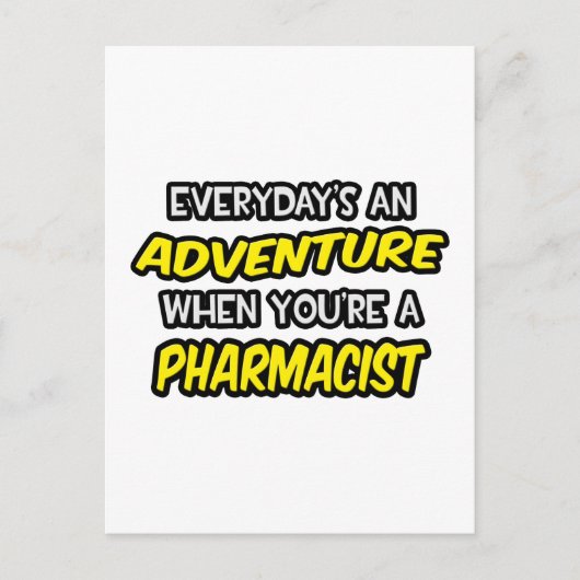 毎日の冒険…薬剤師 ポストカード (正面)