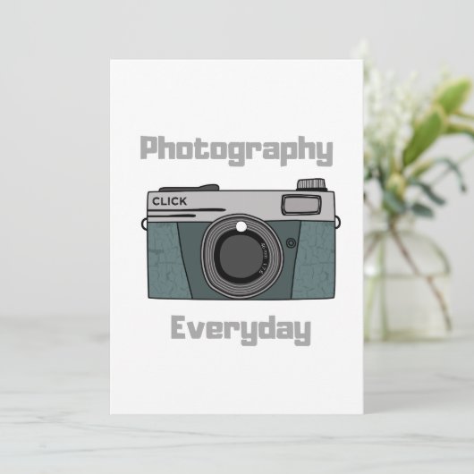 毎日の写真 招待状 (スタンド正面)