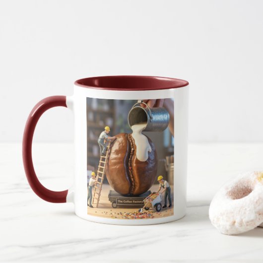 毎日の喜びのためのコーヒーマグ マグカップ (ドーナツ)