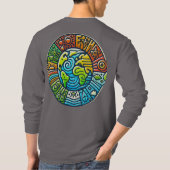 毎日の地球の日すべての方法メンズベーシック長 Tシャツ (裏面)