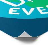 毎日の地球の日ハンドレットグローブプラネット ポスター (角)