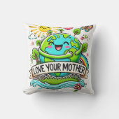 毎日の地球の日 クッション (正面)