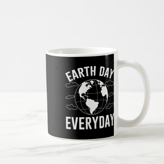 毎日の地球の日 コーヒーマグカップ (右)