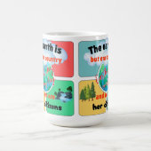 毎日の地球の日 コーヒーマグカップ (中央)