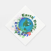 毎日の地球の日 スタンダードランチョンナプキン (角)