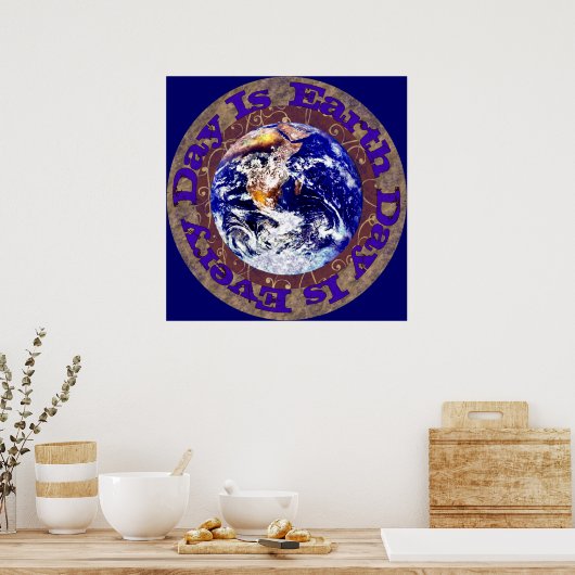 毎日の地球の日 ポスター (キッチン)