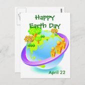 毎日の地球の日 ポストカード (正面/裏面)