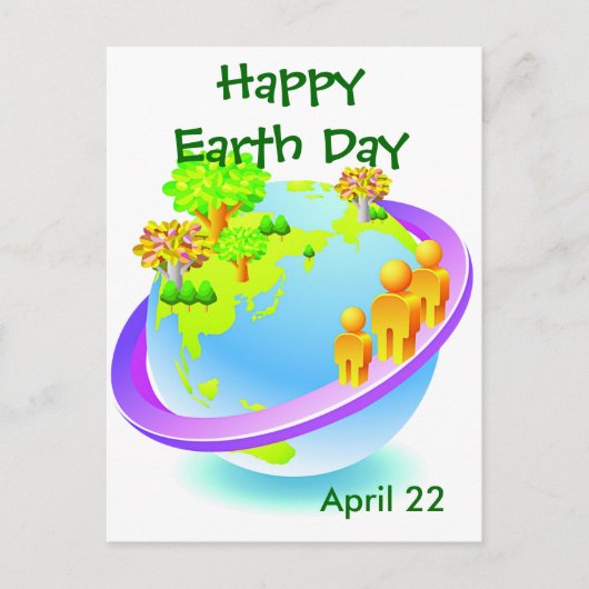 毎日の地球の日 ポストカード (正面)