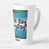 毎日の地球の日,環境にやさしいことをしようエレガント,芸術科学 カフェラテマグ (右アングル)