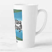 毎日の地球の日,環境にやさしいことをしようエレガント,芸術科学 カフェラテマグ (右)