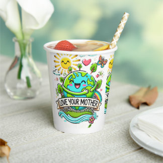 毎日の地球の日 紙コップ