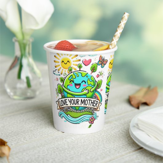 毎日の地球の日 紙コップ (インサイチュ)