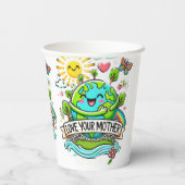 毎日の地球の日 紙コップ (裏面)