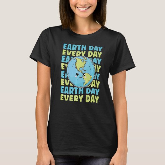 毎日の地球の日 Tシャツ (正面)