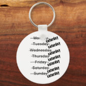 毎日の大雨おもしろい キーホルダー (正面)