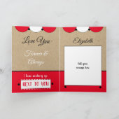 毎日の妻の記念日は赤い田舎の特別な日だ カード (内部)