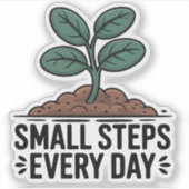 毎日の小さなステップ シール (正面)