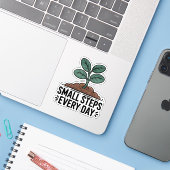 毎日の小さなステップ シール (ノートパソコンとiPhone)