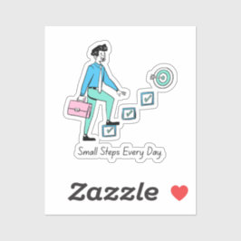 毎日の小さなステップ – 進捗ステッカー シール