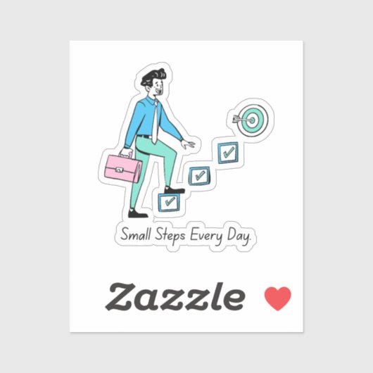 毎日の小さなステップ – 進捗ステッカー シール (シート)