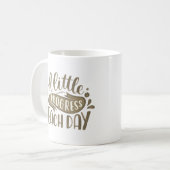 毎日の少しの進歩 コーヒーマグカップ (正面左)