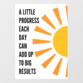 毎日の少し進歩：メンテやる気を起こさせるル彼 ウィンドウサイン (シート)