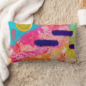 毎日の幸せな装飾用クッション ランバークッション (ブランケット)